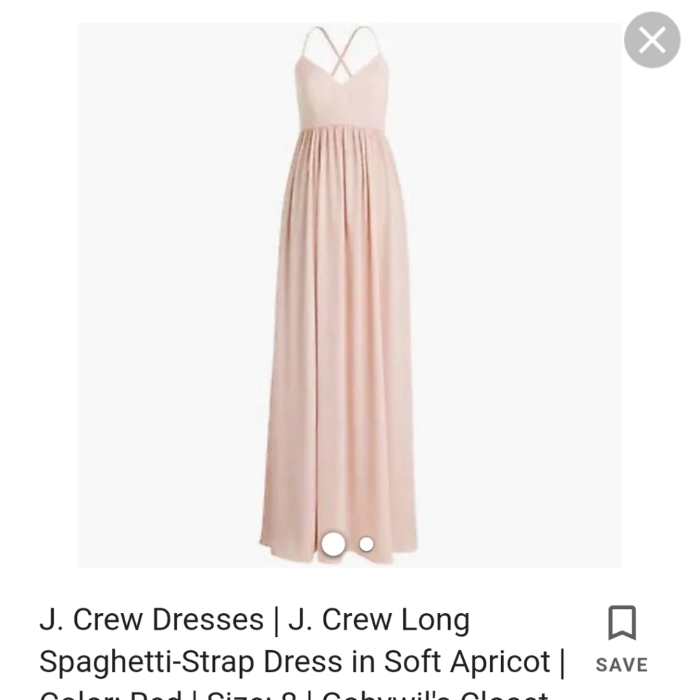 J. Crew Maxi Flowy Crepe Dress (00)